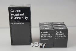 Brand New Cards Against Humanity Base Set and Expansion Packs 1-6 1 2 3 4 5 6