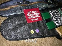 Brand new, unplayed Ducks Unlimited Poker Set with beautiful gun case