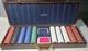 Brooks Brothers Poker Chip Set With Dice Rare! Heavy