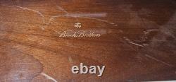 Brooks Brothers Poker Chip Set With Dice Rare! Heavy