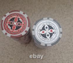 Brybelly 1000 Poker Chips Set 14g Heavyweight with Acrylic Case & 10 Trays