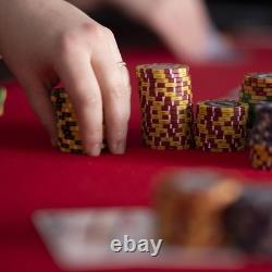 Brybelly 14 Gram 500 Count Poker Set Monte Carlo 14G Clay Composite Chips