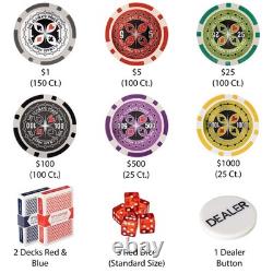 Brybelly 14 Gram 500 Count Poker Set The Ultimate 14G Clay Composite Chip