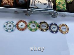 Brybelly Monte Carlo Poker Chip Set 500 14G Clay