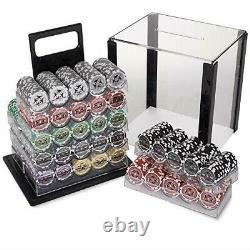 Brybelly Ultimate 14Gram Heavyweight Poker set of 1000 in Acrylic Display Case