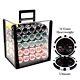 Brybelly Ultimate 14gram Heavyweight Poker Chips Set 1000 Acrylic Display Case