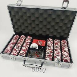 Budweiser 318 Chips Poker Dice Chip Set Texas Hold'em Some Contents Unopened