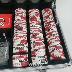 Budweiser 318 Chips Poker Dice Chip Set Texas Hold'em Some Contents Unopened