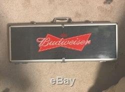 Budweiser Beer 500 Chip Briefcase Poker Set