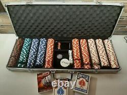 Budweiser Beer Bowtie Poker Chips Briefcase Poker Set