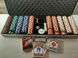 Budweiser Beer Bowtie Poker Chips Briefcase Poker Set