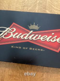 Budweiser Beer World Poker Tour Multicolor Poker Chip Set With Heavy Black Case