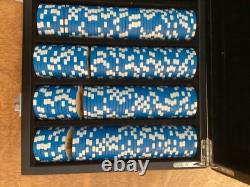 Budweiser Beer World Poker Tour Multicolor Poker Chip Set With Heavy Black Case