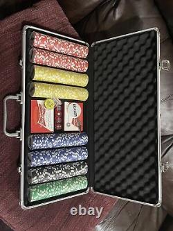 Budweiser Branded Poker Set and Case