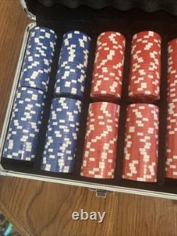 Budweiser Poker Set Aluminum Case Complete SEALED Set W Cards Chips NEW
