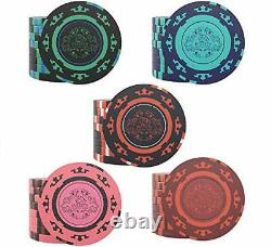 Bullets Playing Cards Designer Poker Case Corrado Deluxe Poker Set with 5