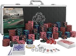 Bullets Playing Cards Designer Poker Case Corrado Deluxe Poker Set with 500