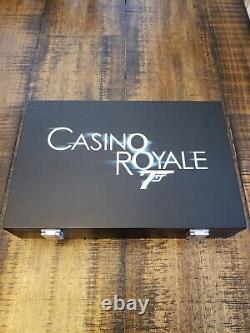 CASINO ROYALE JAMES BOND 007 200 CHIP POKER SET by CARTAMUNDI RARE