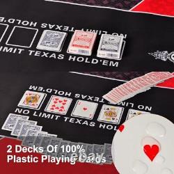 CONTINUE 14g Clay Poker Chips Set for Texas 300 Chips With Numbered Values