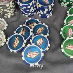 Camel Poker Chip set Las Vegas Promotion 2005 11.5 gram Clay Red Blue Green Gray