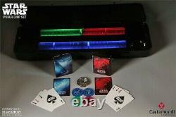 Cartamundi Star Wars 30th Anniversary LED Light-Up Poker Chip Set NEW! RARE