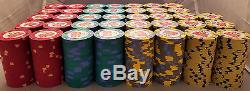 Casablanca Aruba Casino Paulson Poker Chips 764 Mint Set