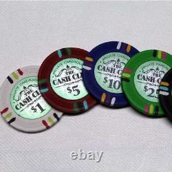 Cash Club Casino Poker Chip Set 1000 Poker Chips Aluminum Case