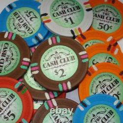 Cash Club Casino Poker Chip Set 650 Poker Chips Aluminum Case