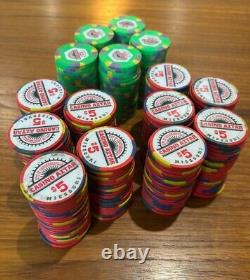 Casino Aztar 300 Piece Set Authentic Paulson Casino Used Poker Chips