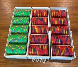 Casino Aztar 300 Piece Set Authentic Paulson Casino Used Poker Chips