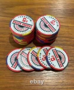 Casino Aztar 300 Piece Set Authentic Paulson Casino Used Poker Chips