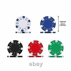 Casino Poker Chips Set, 11.5 Gram for Texas Holdem Blackjack Gambling with