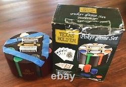 Casino Poker Set Sealed Las Vegas Imperial Palace Famous Gambler Movie Rare Ooak