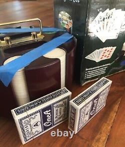 Casino Poker Set Sealed Las Vegas Imperial Palace Famous Gambler Movie Rare Ooak