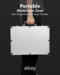 Casino-Quality 500PCS Poker Chip Set with Aluminum Case