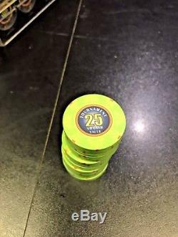 Ceramic Tournament poker chips (2100 ea) per set