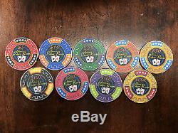 Chipco Poker Chip Set 1400 chips with original trays ceramic chips