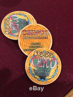 Chipco Salesman Poker Chip Set 439 Chips