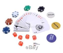 Clay Poker Chip Set 500 Chips Aluminum Case Professional Casino Texas Hold