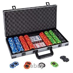 Clay Poker Chips, 400PCS 14 Gram Chip Set with 400 Chips With Numbered Values