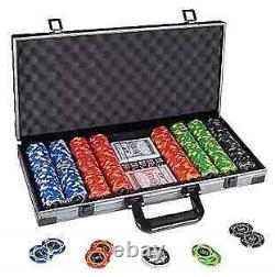 Clay Poker Chips, 400PCS 14 Gram Chip Set with Deluxe Travel Case, Numbered