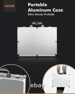 Clay Poker Chips Set 500Pcs 14G Casino Grade Poker Chips with Denominations, A