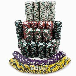 Claysmith Gaming 1,000 Ct Poker Knights Poker Set 13.5g Clay Composite Chips