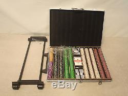 Claysmith Gaming 1000ct Bluff Canyon PokerChip Set/Rolling Aluminum Case $288.00