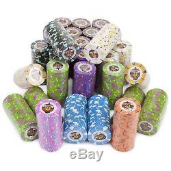 Claysmith Gaming 750-Count'Rock & Roll' Poker Chip Set in Aluminum Case 13.5gm
