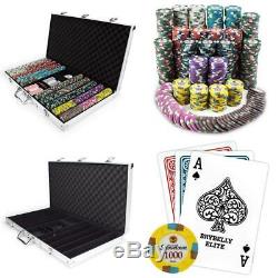 Claysmith Gaming 750ct Showdown Poker Chip Set in Aluminum Carry Case