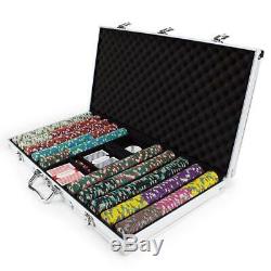 Claysmith Gaming 750ct Showdown Poker Chip Set in Aluminum Carry Case