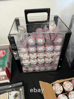 Commerical Poker Chip Complete Set Up Over 2000 Chips WithRacks/Copag Cards-NEW