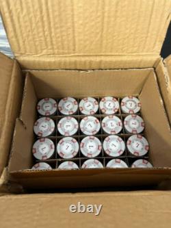 Commerical Poker Chip Complete Set Up Over 2000 Chips WithRacks/Copag Cards-NEW