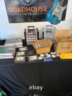 Commerical Poker Chip Complete Set Up Over 2000 Chips WithRacks/Copag Cards-NEW